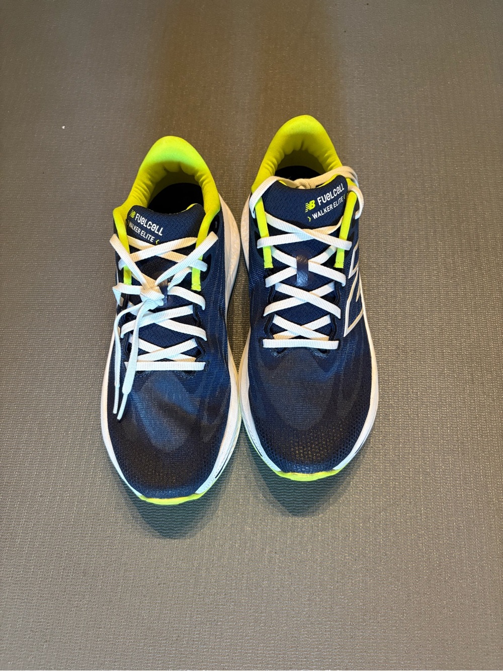 Men’s New Balance FuelCell Walker Elite Sneakers - Navy & Neon Yellow